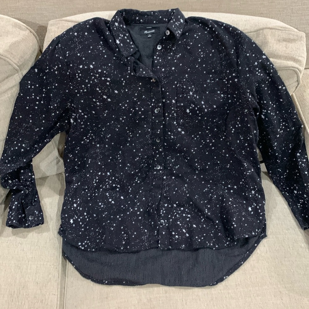 Madewell flannel star shirt